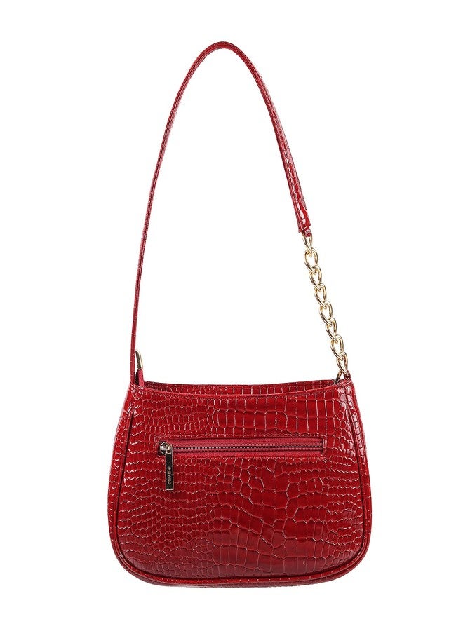 Metro Women Shoulder Bag Red (66-7631) - Image 3